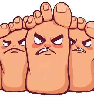 Grumpy Toes