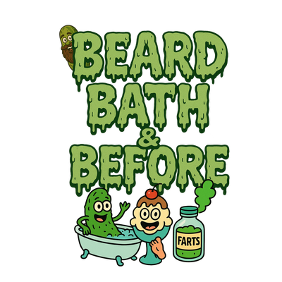 Beard Bath and Before