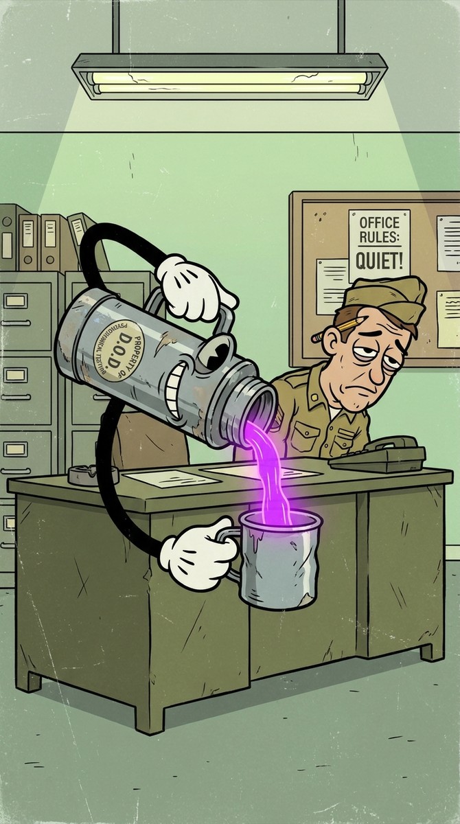 just a little something to get you through the morning briefing.