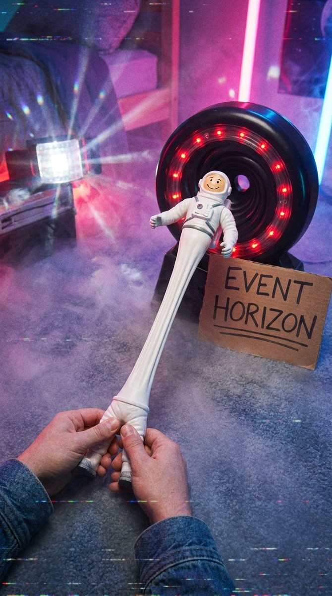 Event horizon not included. Batteries sold separately.