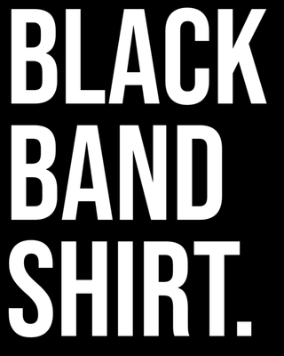 BLACK BAND SHIRT Merch