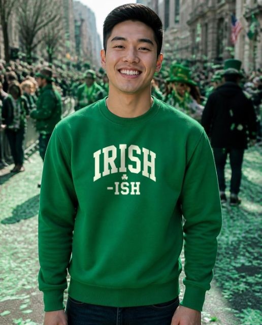 IRISH-ish crewneck sweatshirt