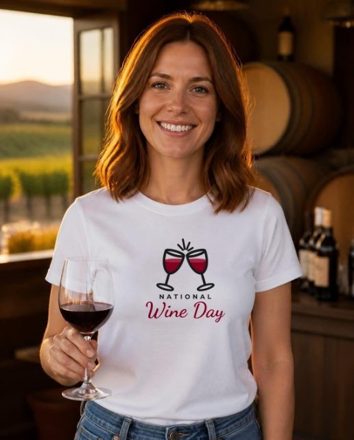 National Wine Day tee