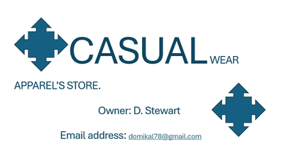 Casual Wear Apparel's 