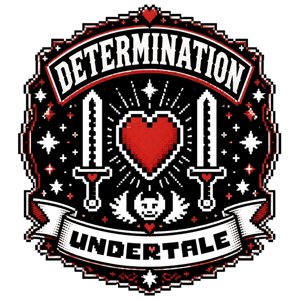 Undertale "DETERMINATION" Poster - Official posters merchandise