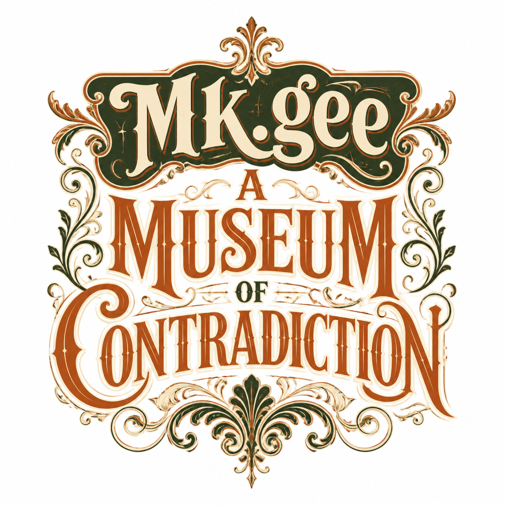 Mk.gee "A Museum of Contradiction" Poster - Official posters merchandise