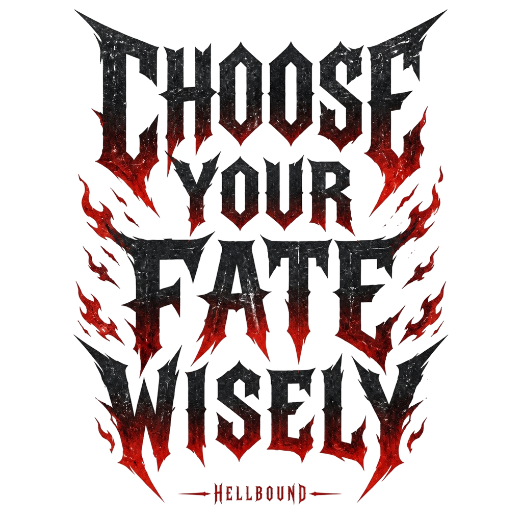 Hellbound "Choose Your Fate Wisely" Poster - Official posters merchandise