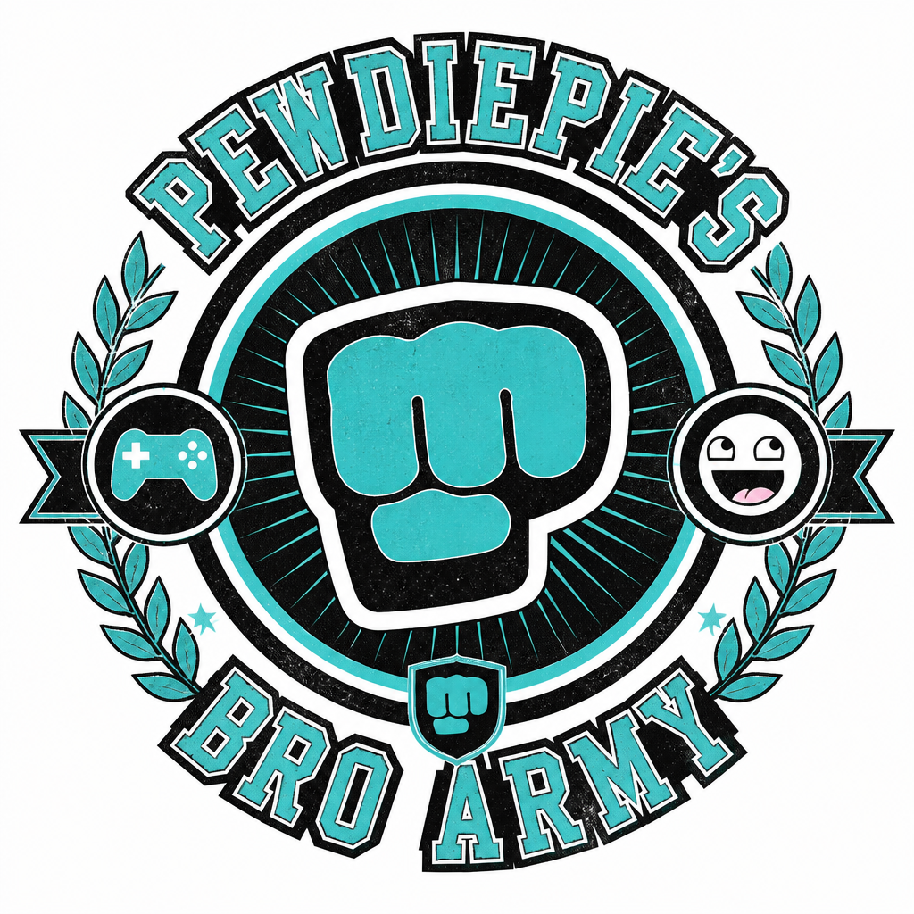 PewDiePie "Bro Army" Poster