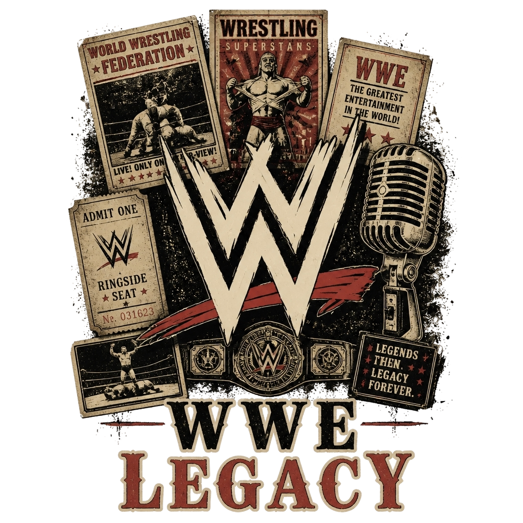 WWE "WWE Legacy" Poster - Official posters merchandise