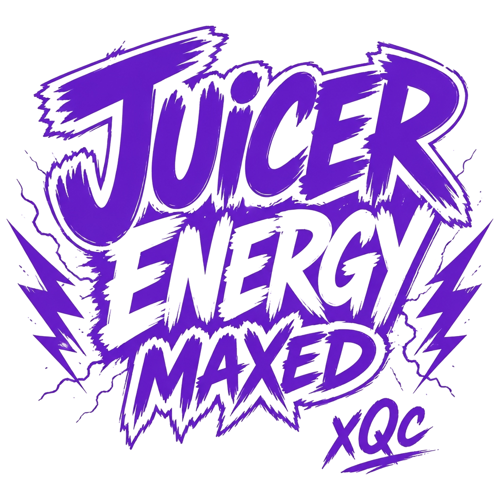 xQc "Juicer Energy Maxed" Poster