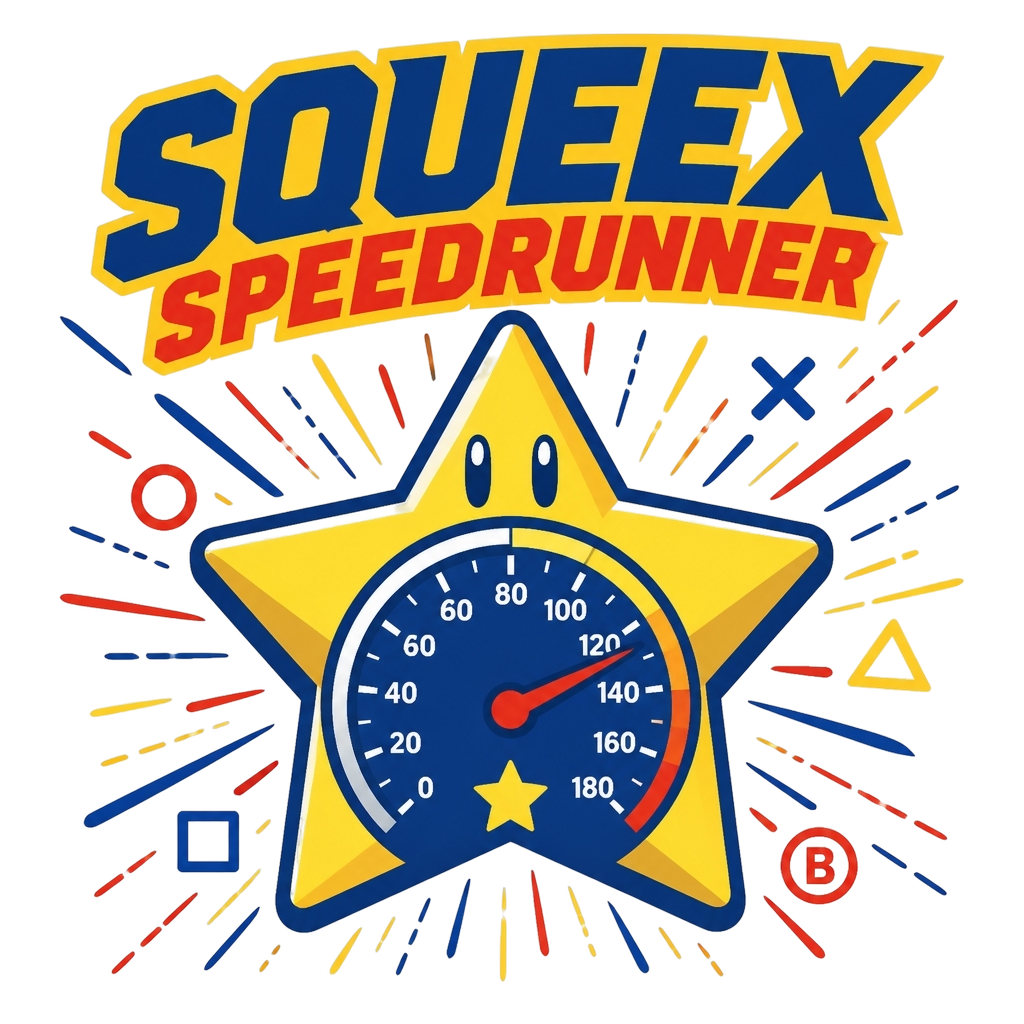 Squeex "SQUEEX SPEEDRUNNER" Poster