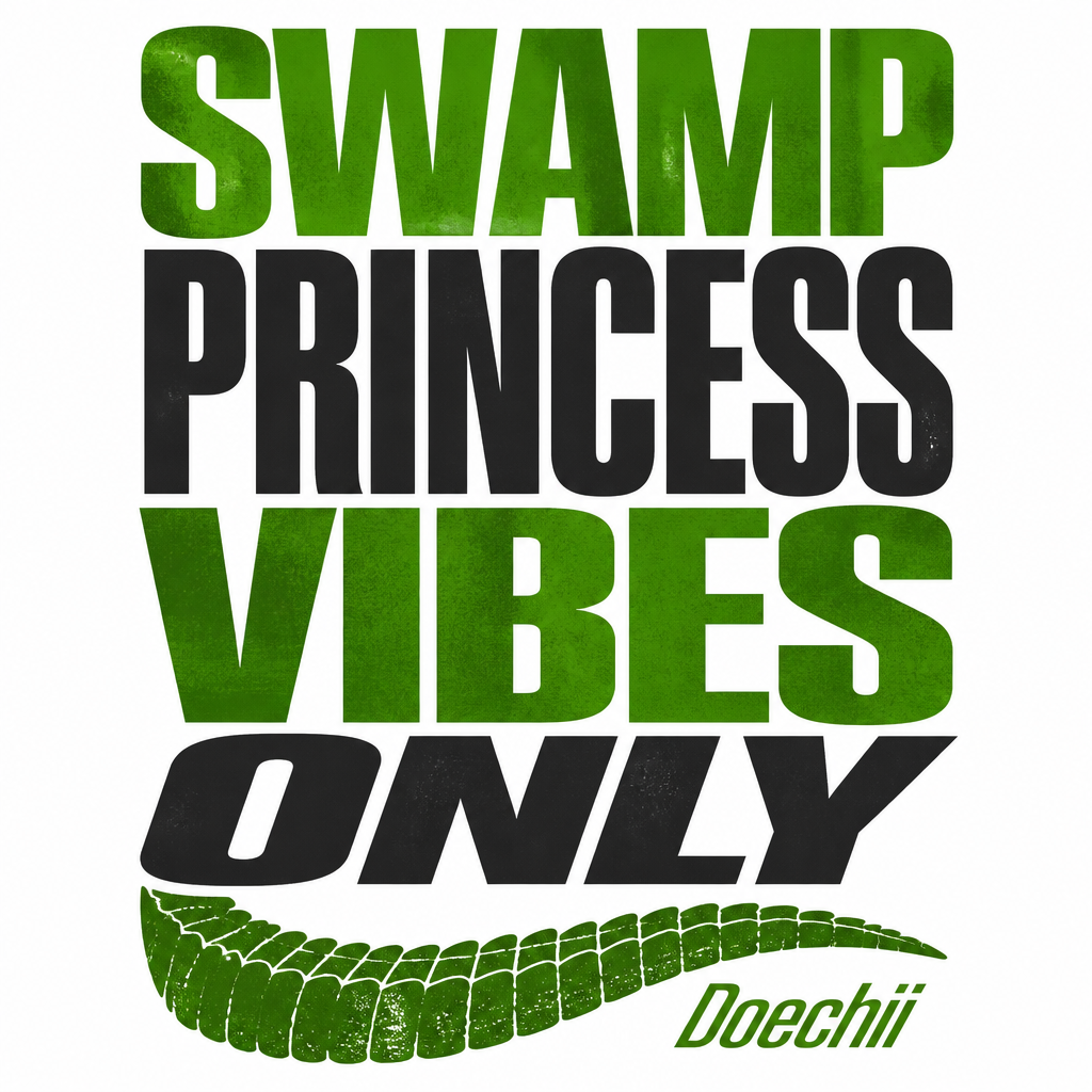 Doechii "Swamp Princess Vibes Only" Poster - Official posters merchandise