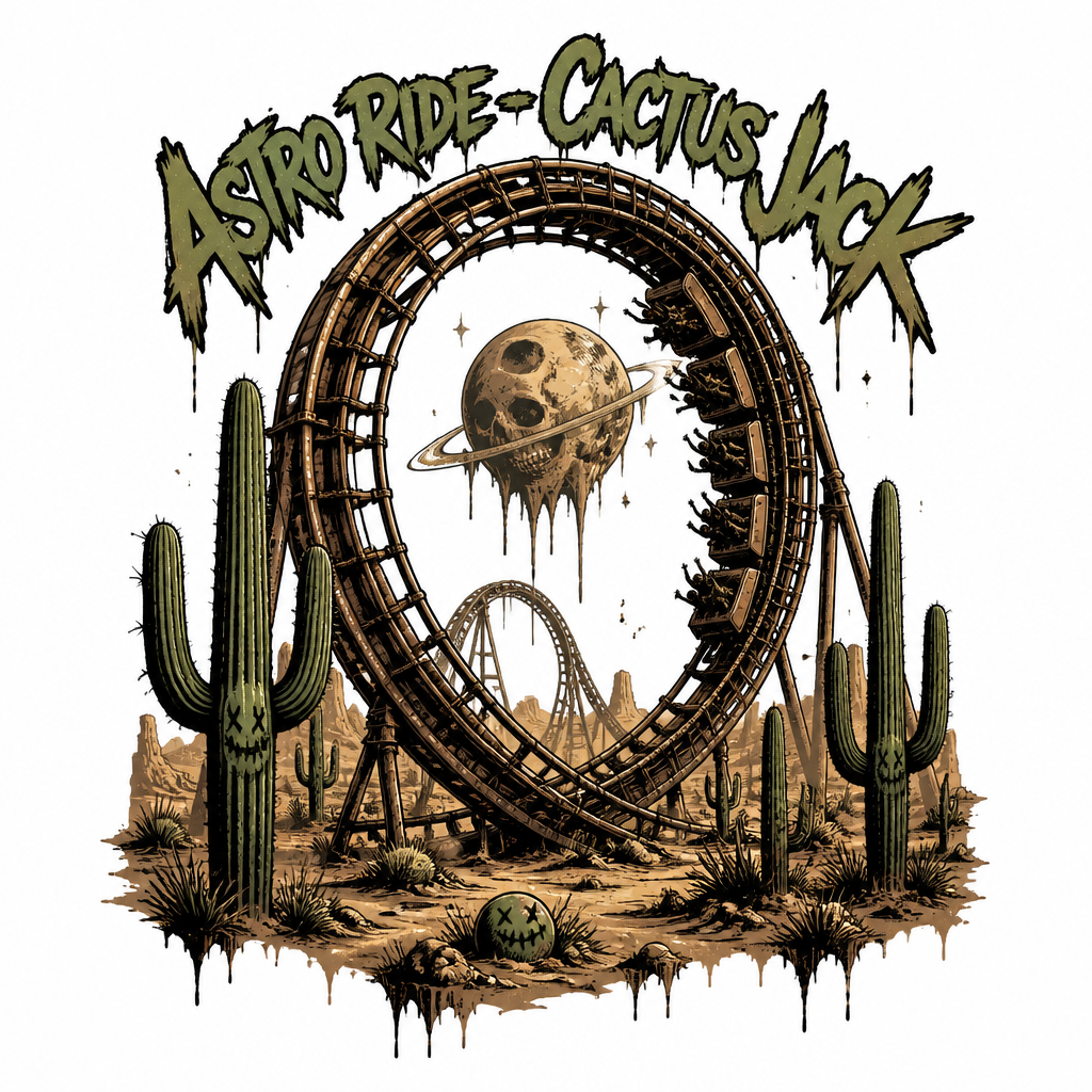 Travis Scott "Astro Ride - Cactus Jack" Poster