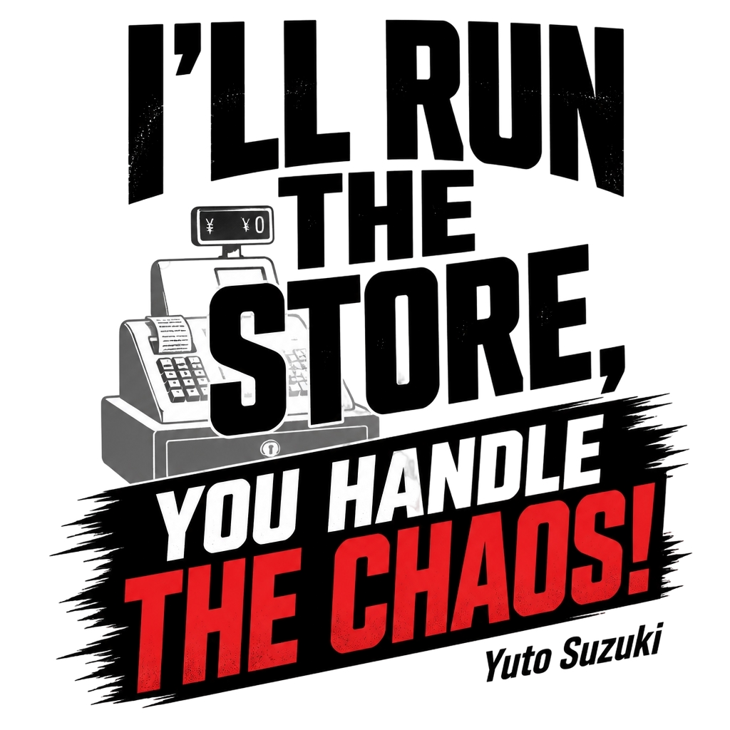 Sakamoto Days "ll run the store, you handle the chaos!" Poster