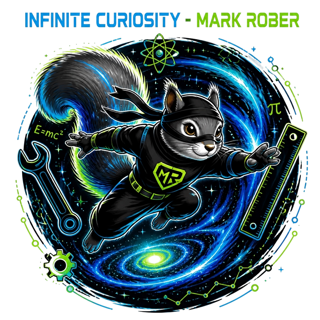 Mark Rober "Infinite Curiosity - Mark Rober" Poster - Official posters merchandise