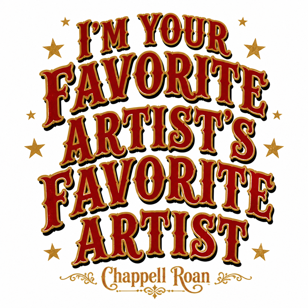 Chappell Roan "m your favorite artist" Poster - Official posters merchandise