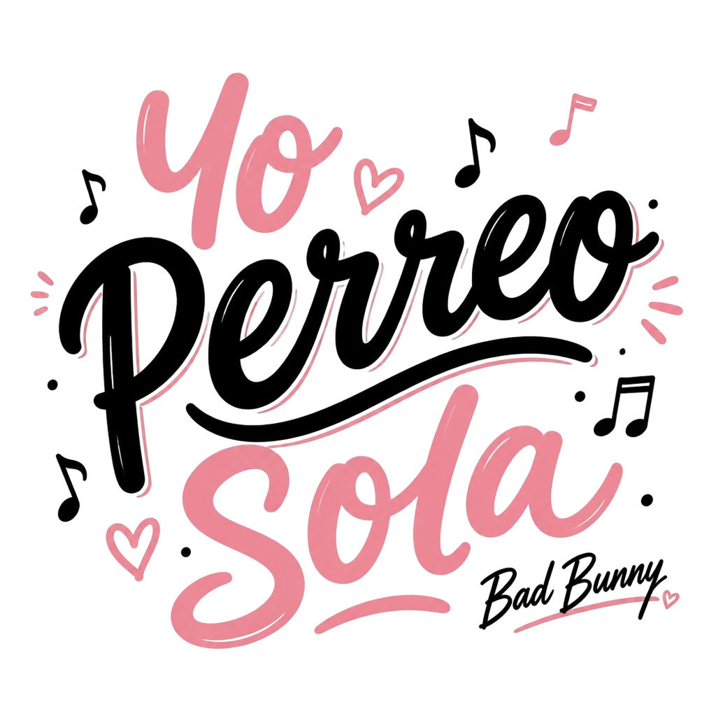 Bad Bunny "Yo Perreo Sola" Poster - Official posters merchandise