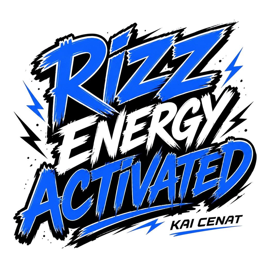 Kai Cenat "Rizz Energy Activated" Poster