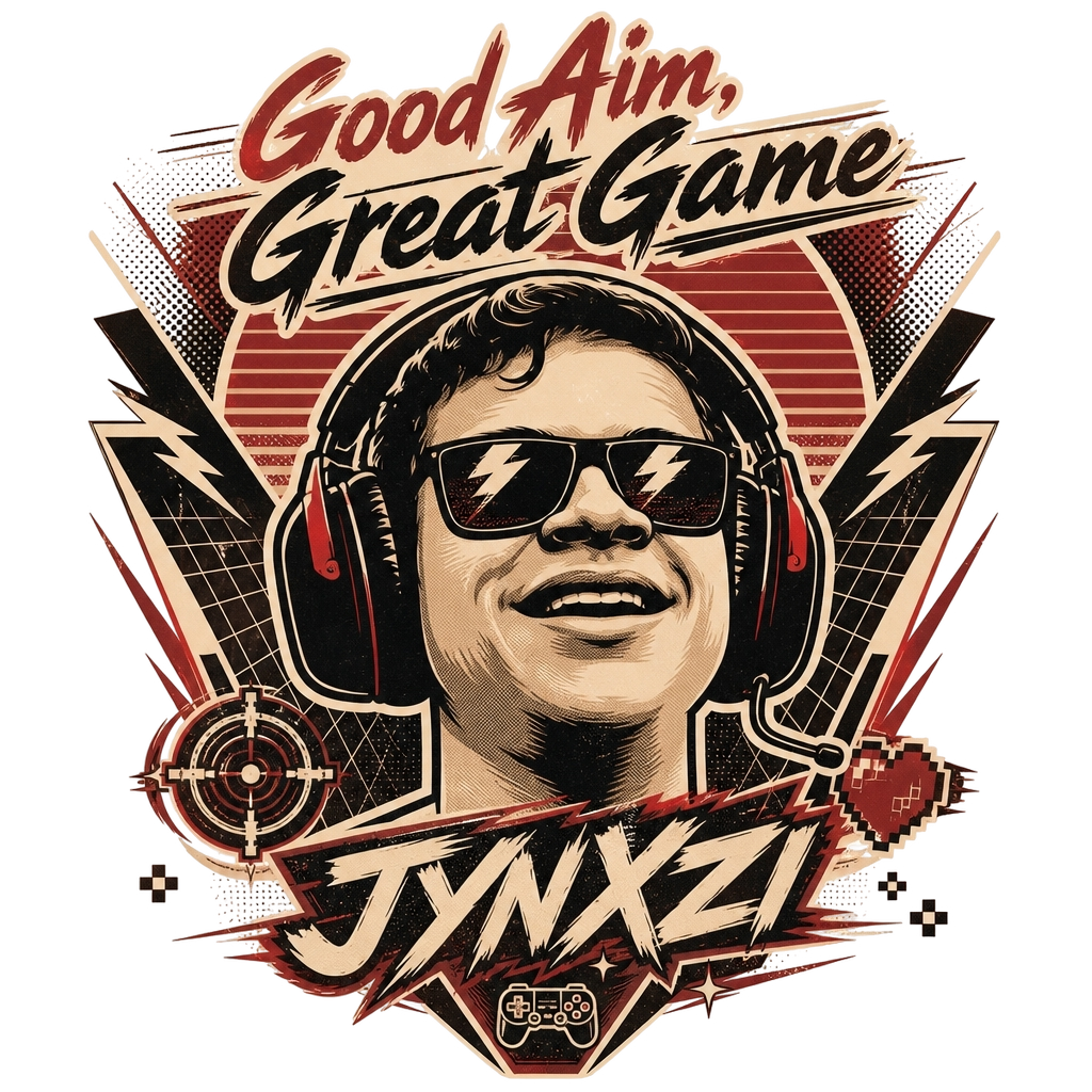 Jynxzi "Good Aim, Great Game" Poster - Official posters merchandise