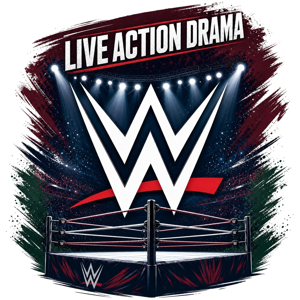 WWE "Live Action Drama" Poster - Official posters merchandise