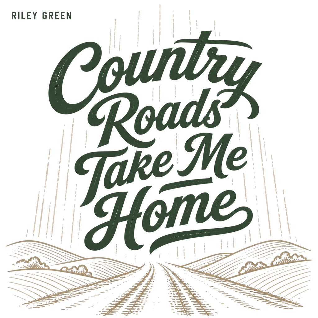 Riley Green "Country Roads Take Me Home" Poster - Official posters merchandise