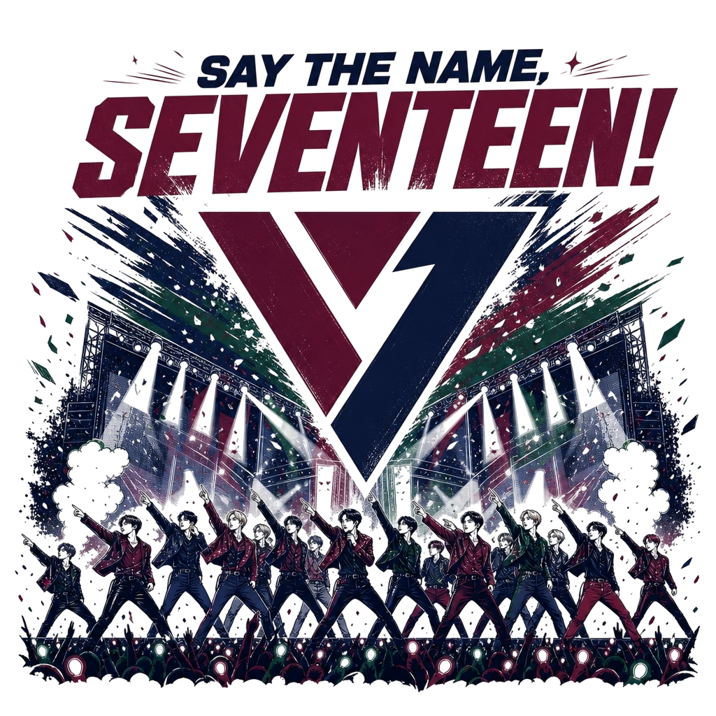 Seventeen " and " Poster - Official t-shirts merchandise