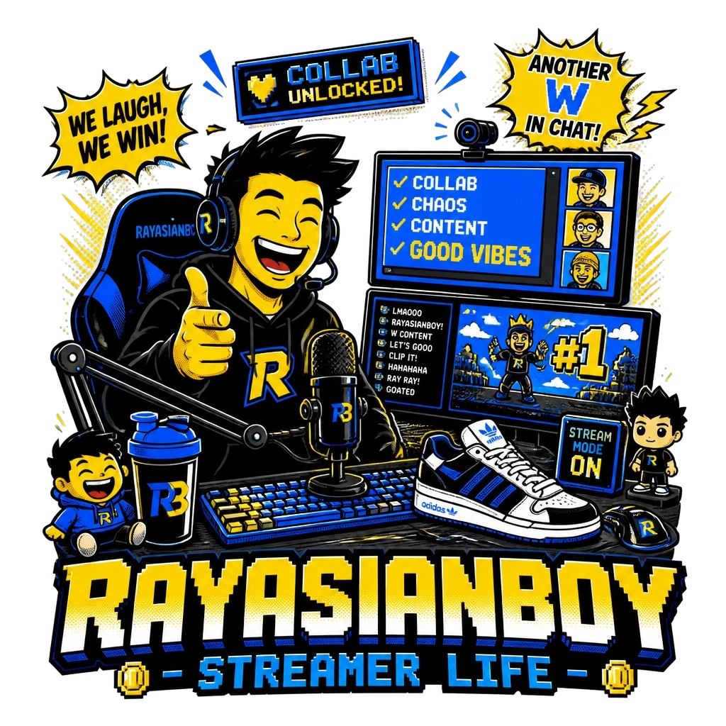 Rayasianboy "Rayasianboy - Streamer Life" Poster