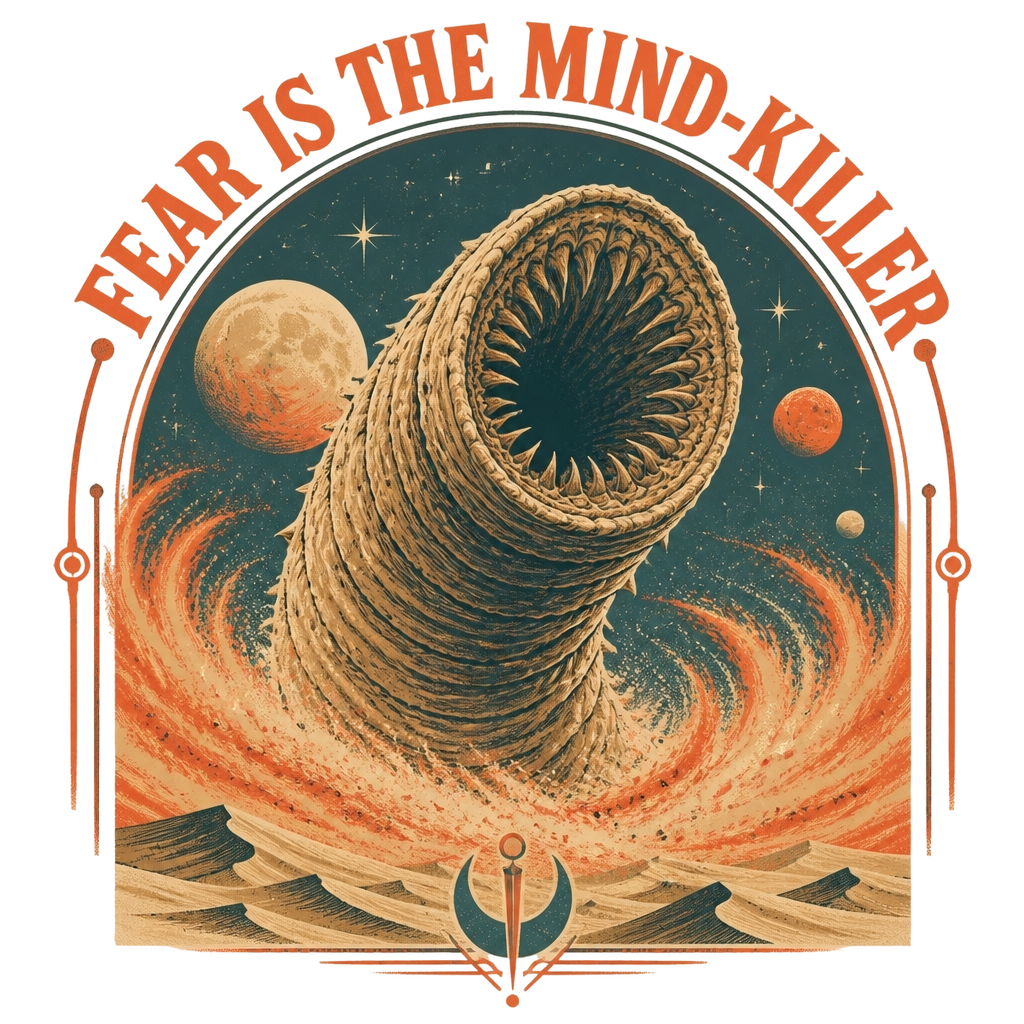 Dune " night sky seen around the worm" Poster - Official posters merchandise