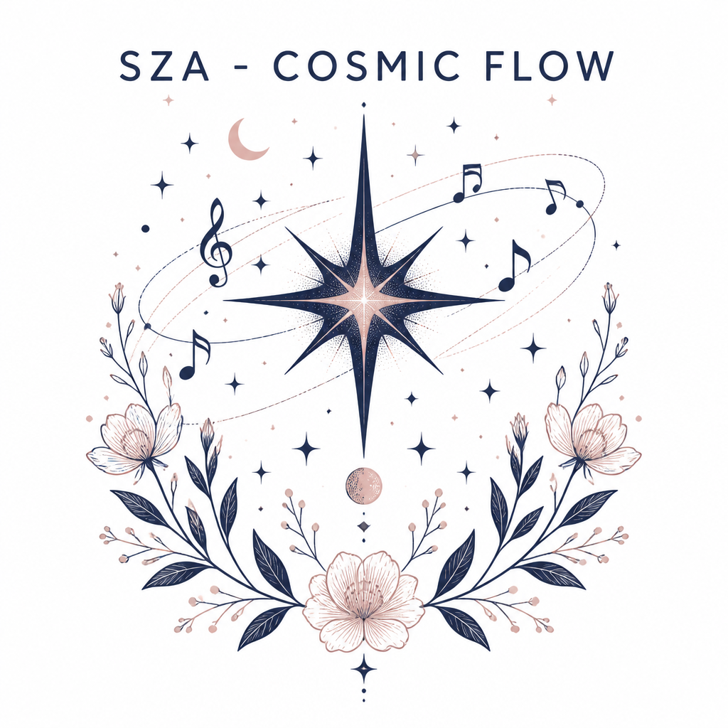 SZA "SZA - Cosmic Flow" Poster - Official posters merchandise
