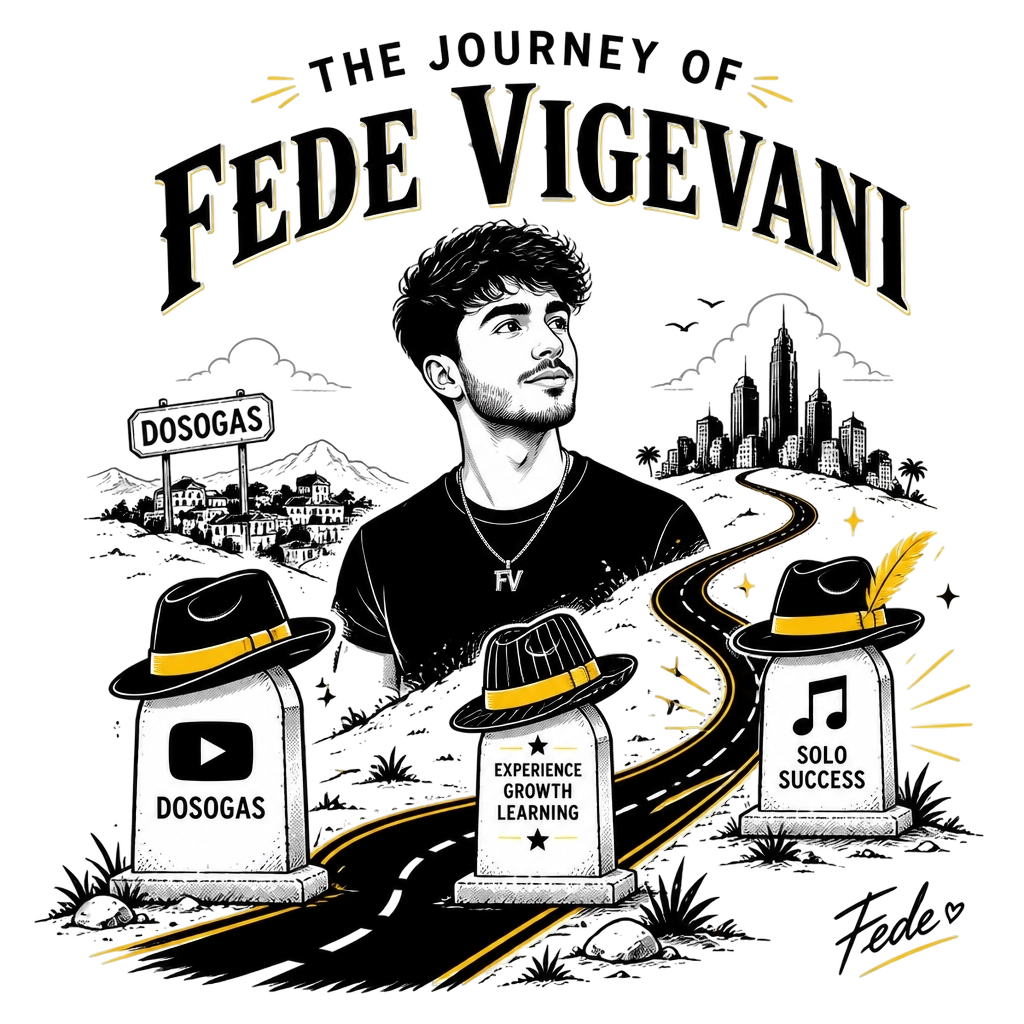 Fede Vigevani "The Journey of Fede Vigevani" Poster - Official posters merchandise
