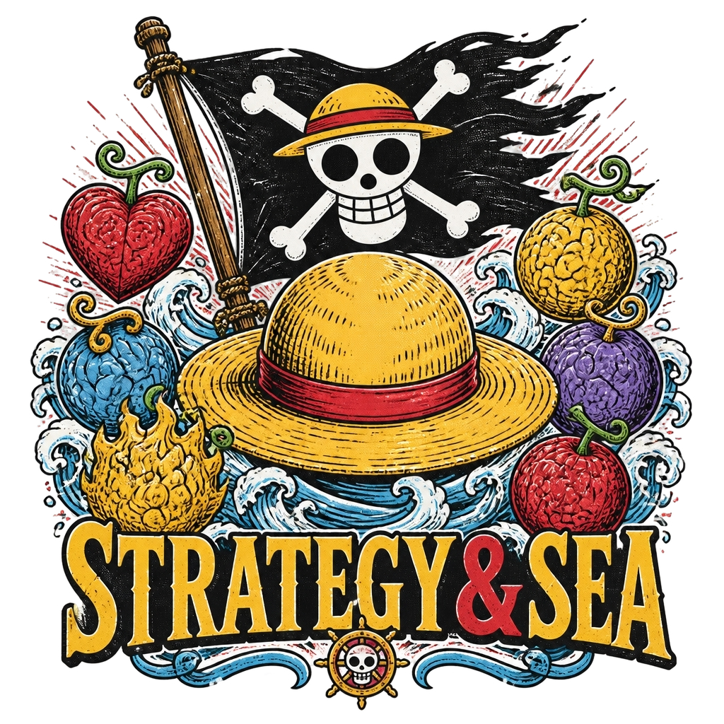 One Piece "STRATEGY & SEA" Poster