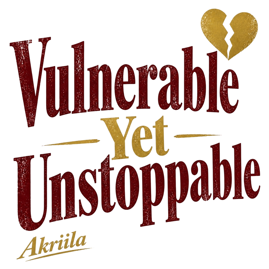 Akriila "Vulnerable Yet Unstoppable" Poster - Official posters merchandise