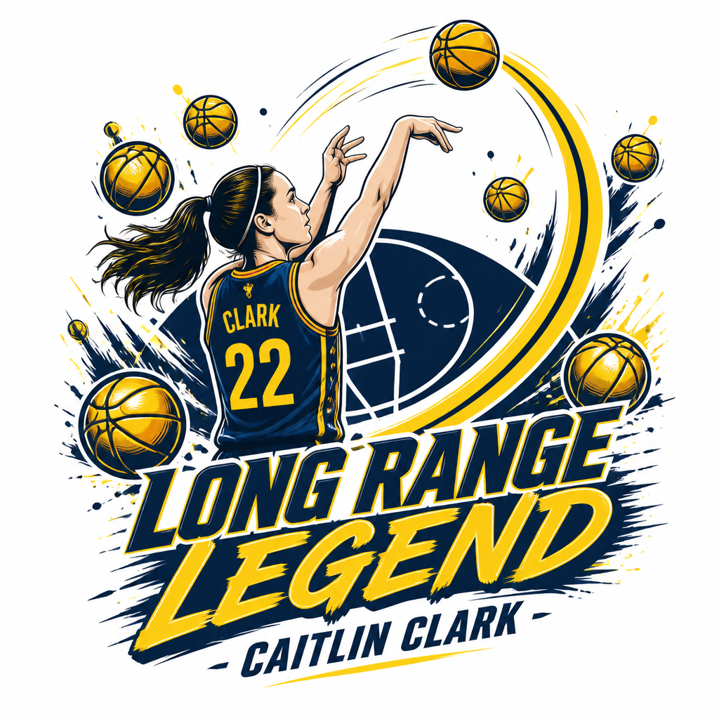 Caitlin Clark "Long Range Legend - Caitlin Clark" Poster
