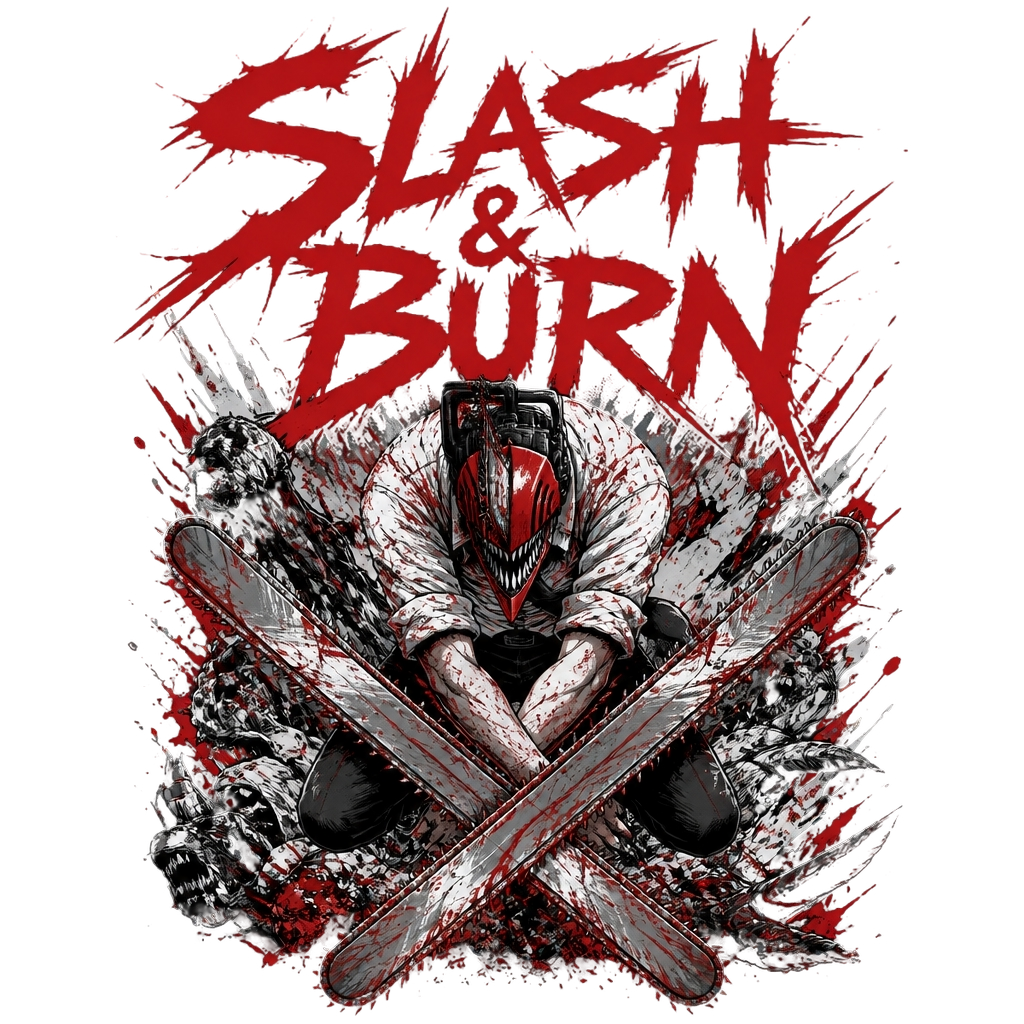 Chainsaw Man "Slash & Burn" Poster