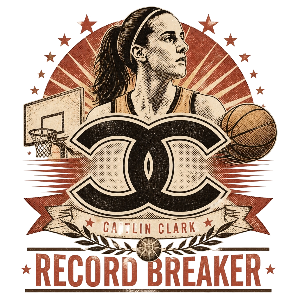 Caitlin Clark "Record Breaker" Poster