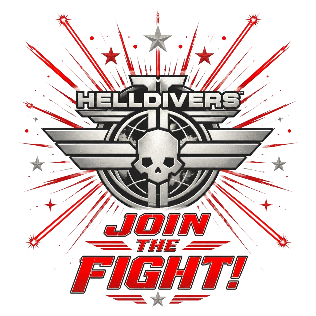 Helldivers 2 "Join the Fight!" Poster - Helldivers 2 official posters merch
