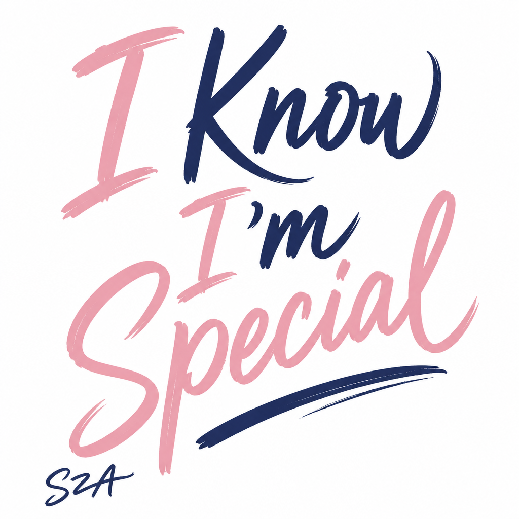 SZA "I Know I’m Special" Poster - Official posters merchandise