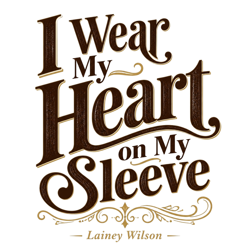 Lainey Wilson "I Wear My Heart on My Sleeve" Poster - Official posters merchandise