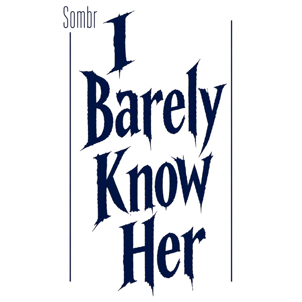 Sombr "I Barely Know Her" Poster - Official posters merchandise