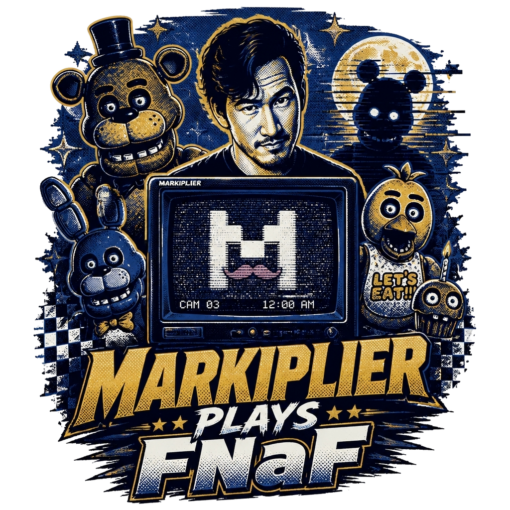Markiplier "Five Nights at Freddy" Poster