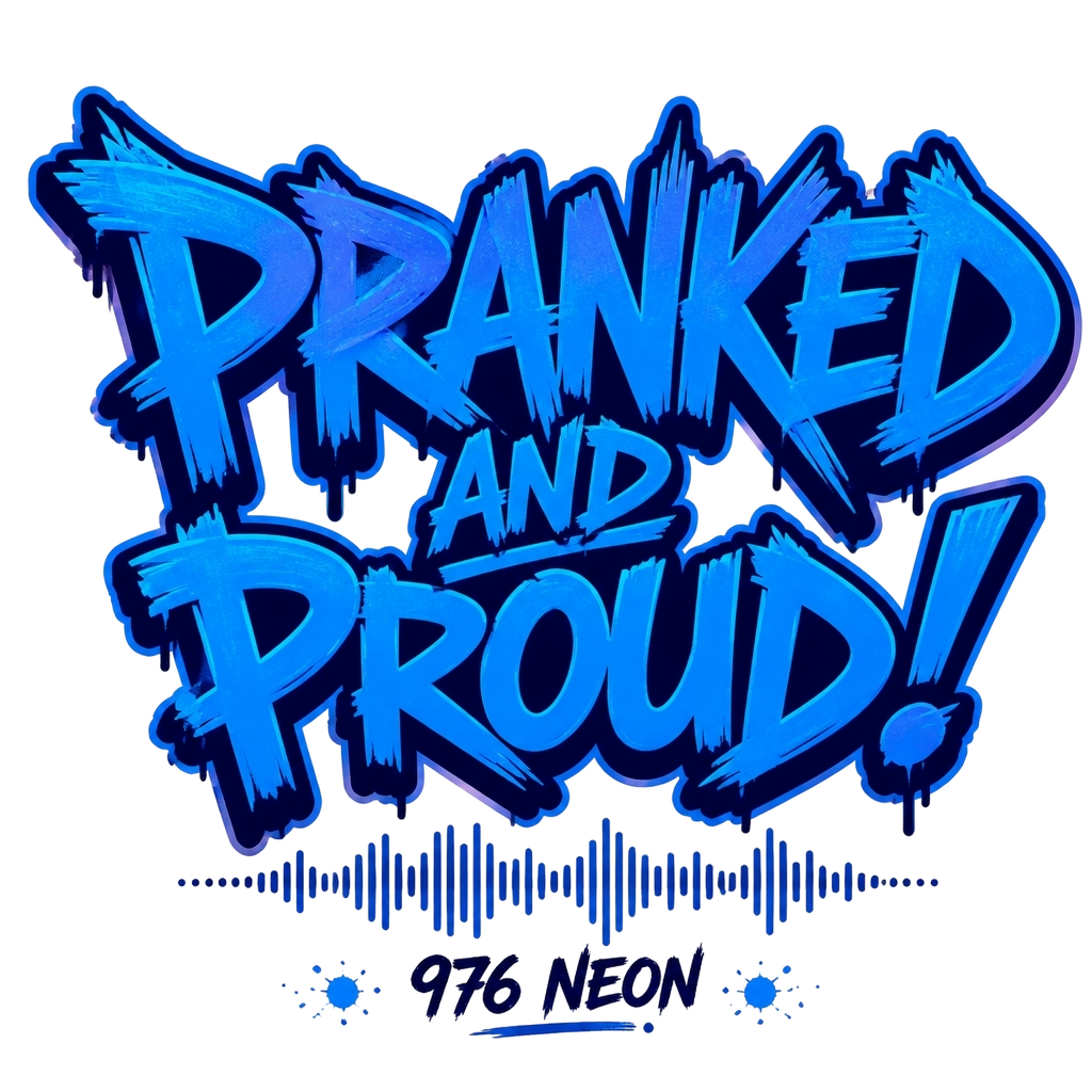 Neon "Pranked and Proud!" Poster - Official posters merchandise