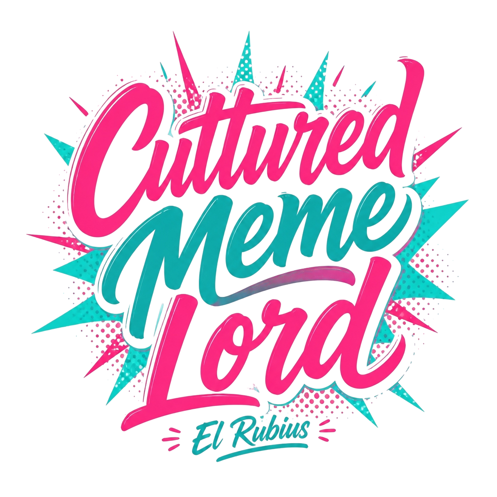 Rubius "Cultured Meme Lord" Poster - Official posters merchandise