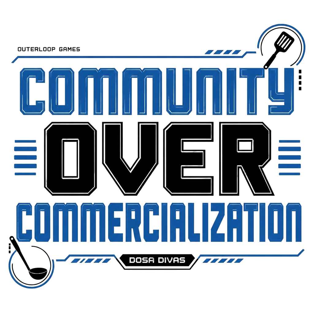 Dosa Divas "Community Over Commercialization" Poster - Official posters merchandise