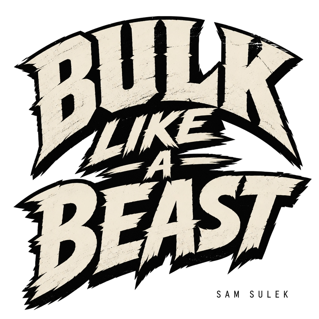 Sam Sulek "Bulk Like a Beast" Poster