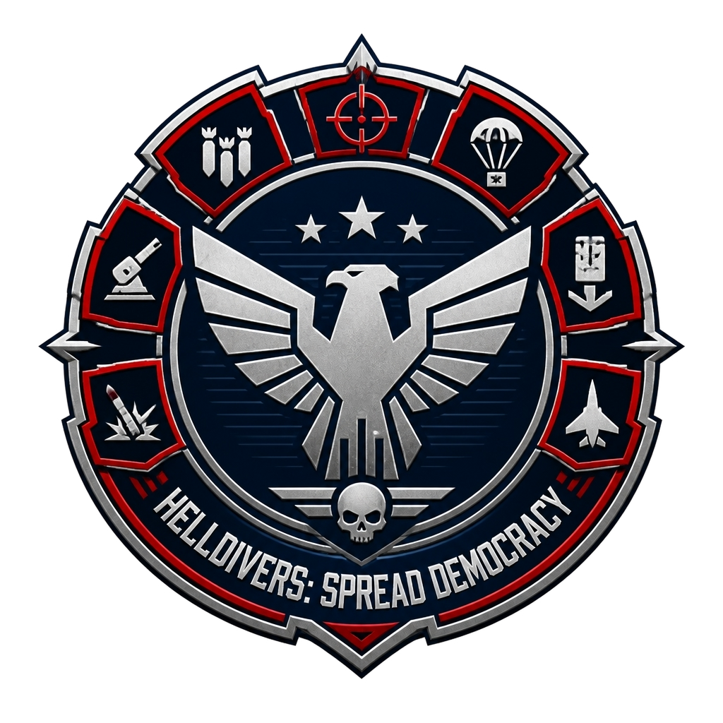 Helldivers 2 "Helldivers: Spread Democracy" Poster