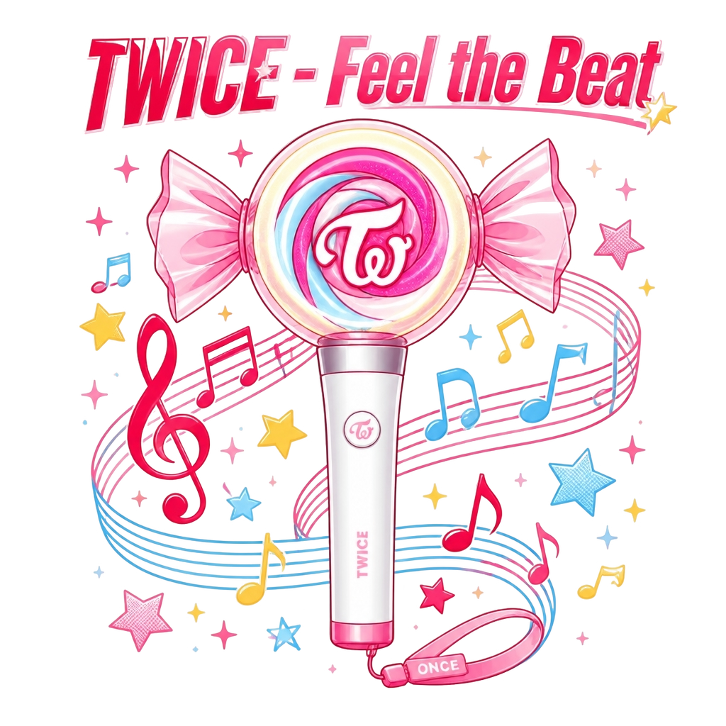 TWICE "TWICE - Feel the Beat" Poster - Official posters merchandise
