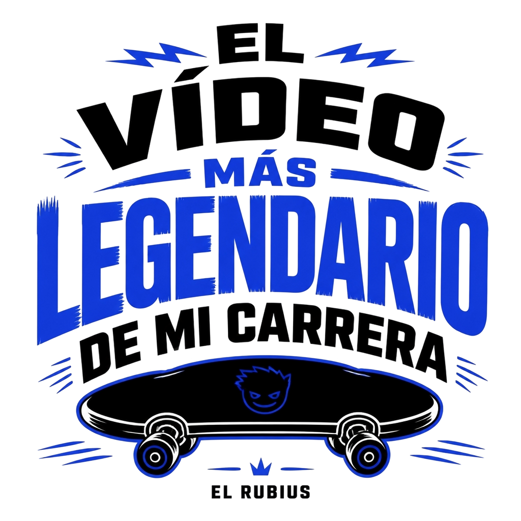 Rubius "El vídeo más legendario de mi carrera" Poster - Official posters merchandise