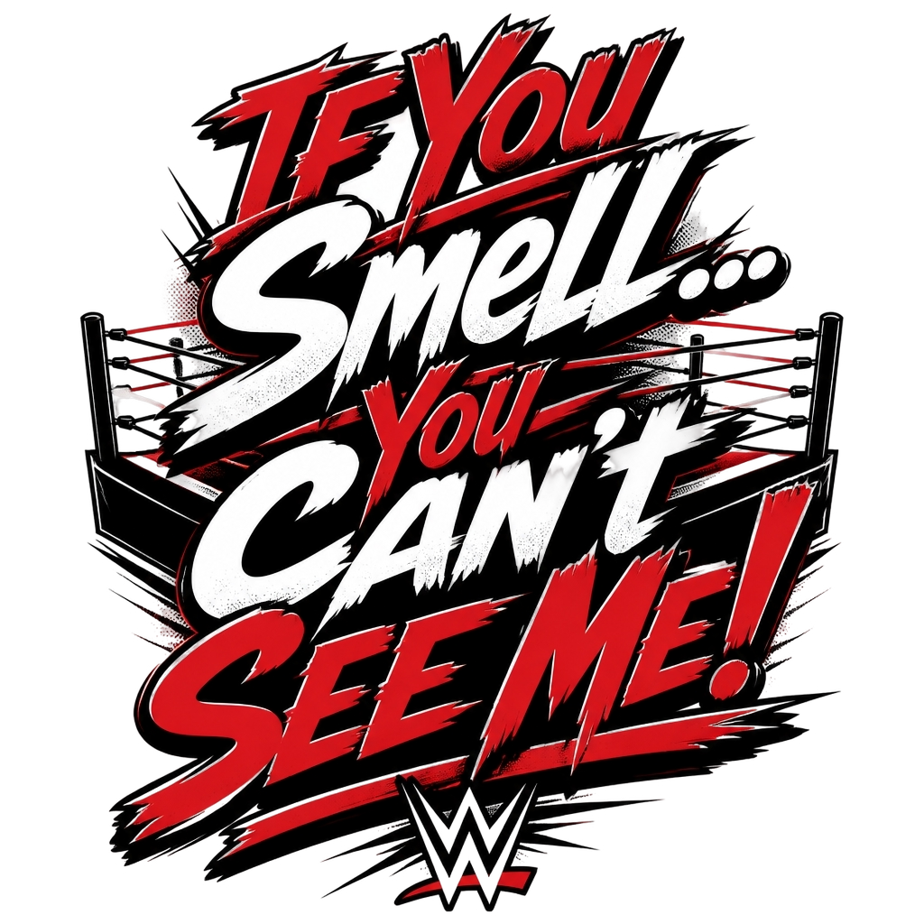 WWE "If You Smell... You Can" Poster - Official posters merchandise