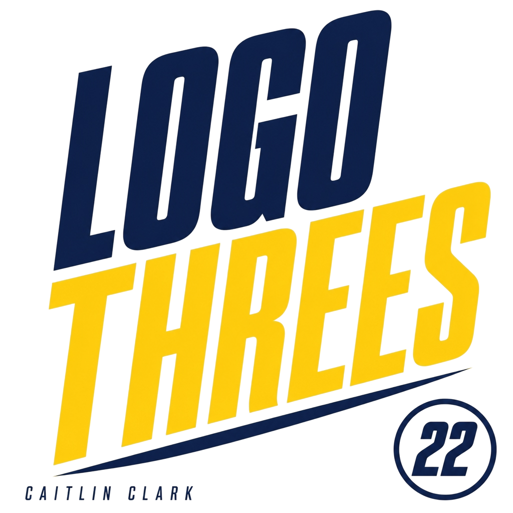 Caitlin Clark "Logo Threes" Poster