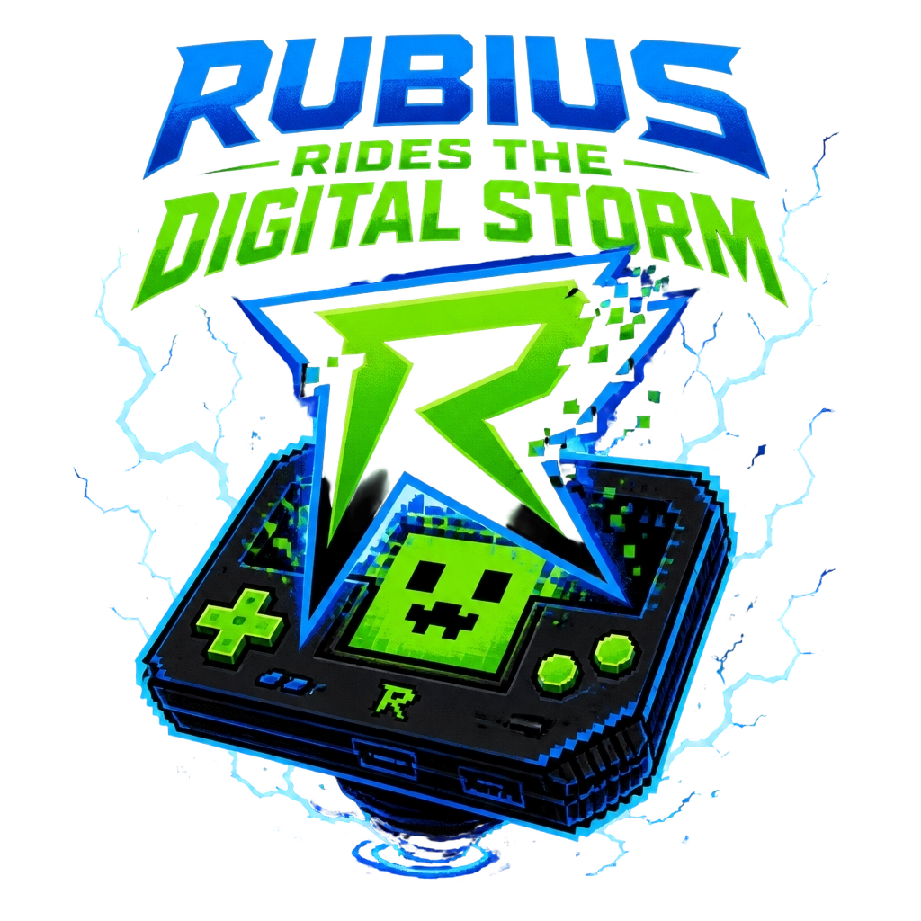 Rubius "Rubius Rides the Digital Storm" Poster - Official posters merchandise
